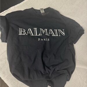 Designer Inspired  Black Short Sleeve Tee